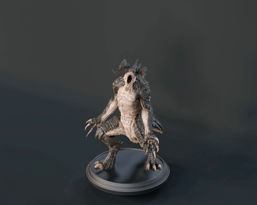 Deathclaw Figurine - 3D Print Files – Galactic Armory