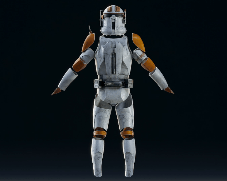 Commander Cody Armor Accessories 3D Print Files