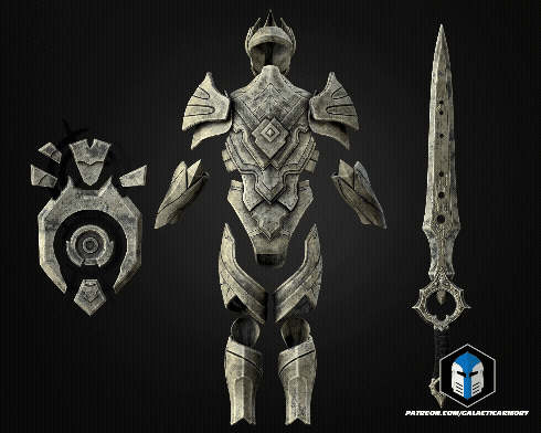 Raidriar Armor and Weapon Set - 3D Print Files