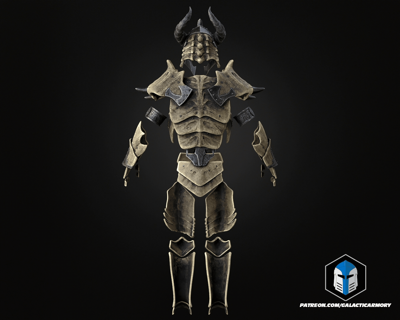 Dragonbone Helmet and Armor - 3D Print Files