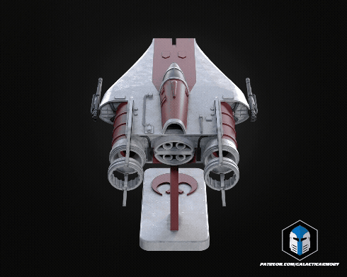 A-Wing Vehicle Kit Card - 3D Print Files
