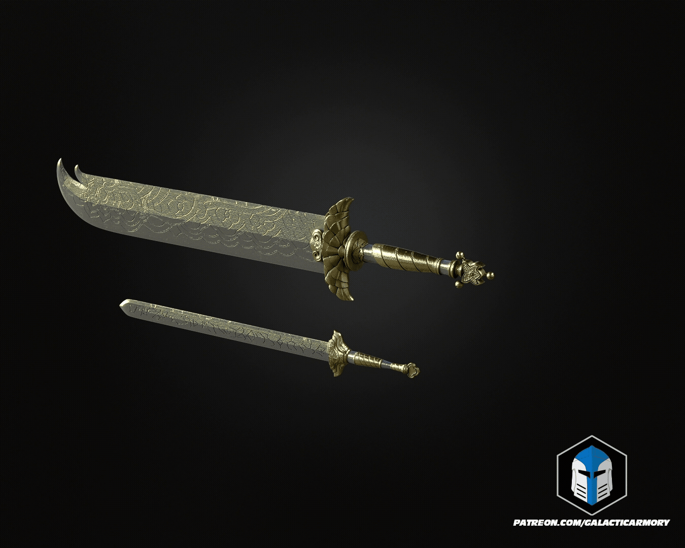 KPop Demon Hunters Rumi Armor and Swords - 3D Print Files