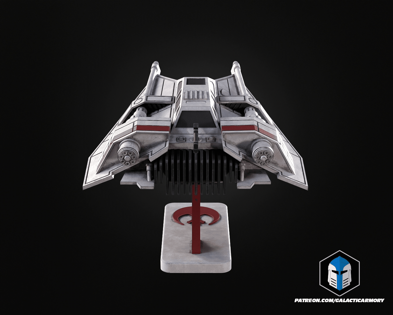 Snowspeeder Vehicle Kit Card - 3D Print Files