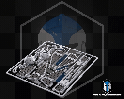 TIE Interceptor Vehicle Kit Card - 3D Print Files