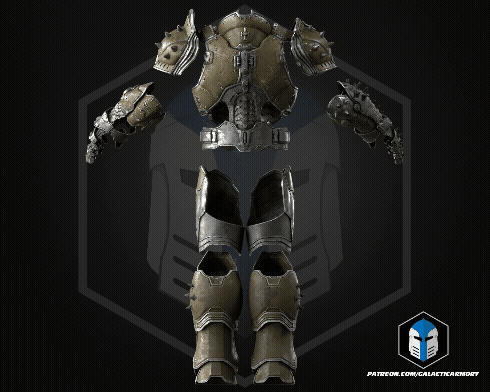 Slayer Dark Ages Helmet and Armor - 3D Print Files