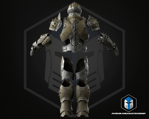 Slayer Dark Ages Helmet and Armor - 3D Print Files