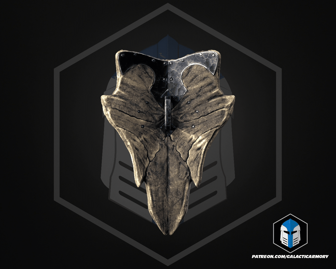 Dragonbone Sword and Shield - 3D Print Files