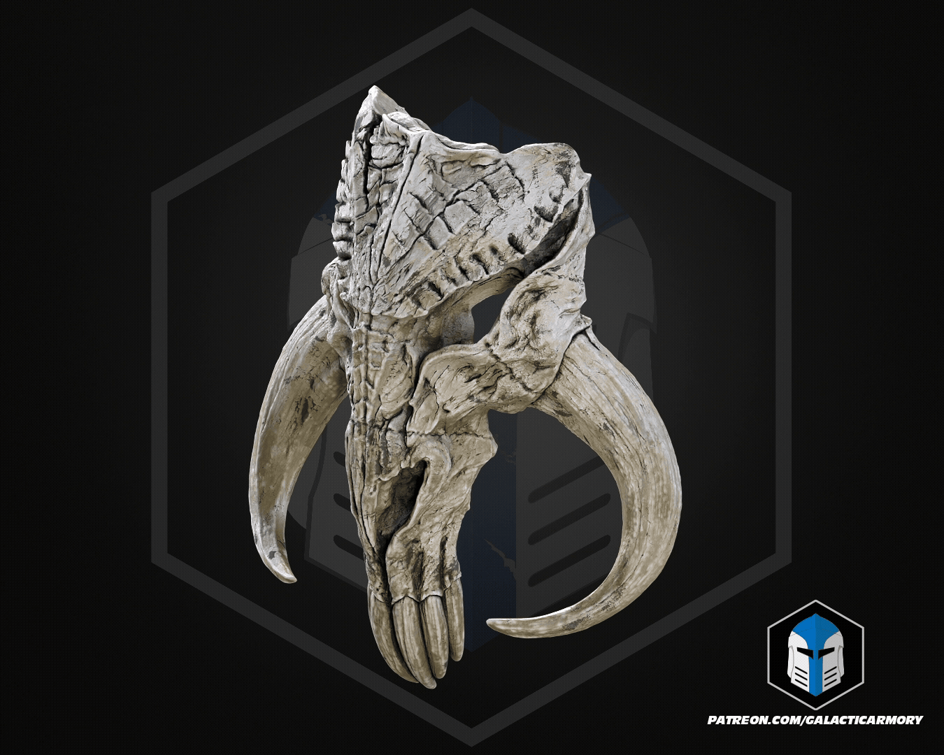 Lebensgroße Rancor-Kopf-Wandhalterung - 3D-Druckdateien