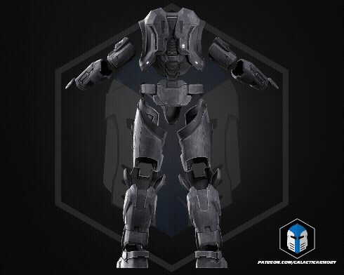 Reach Noble 6 Mark 5 [B] Helmet and Armor - 3D Print Files