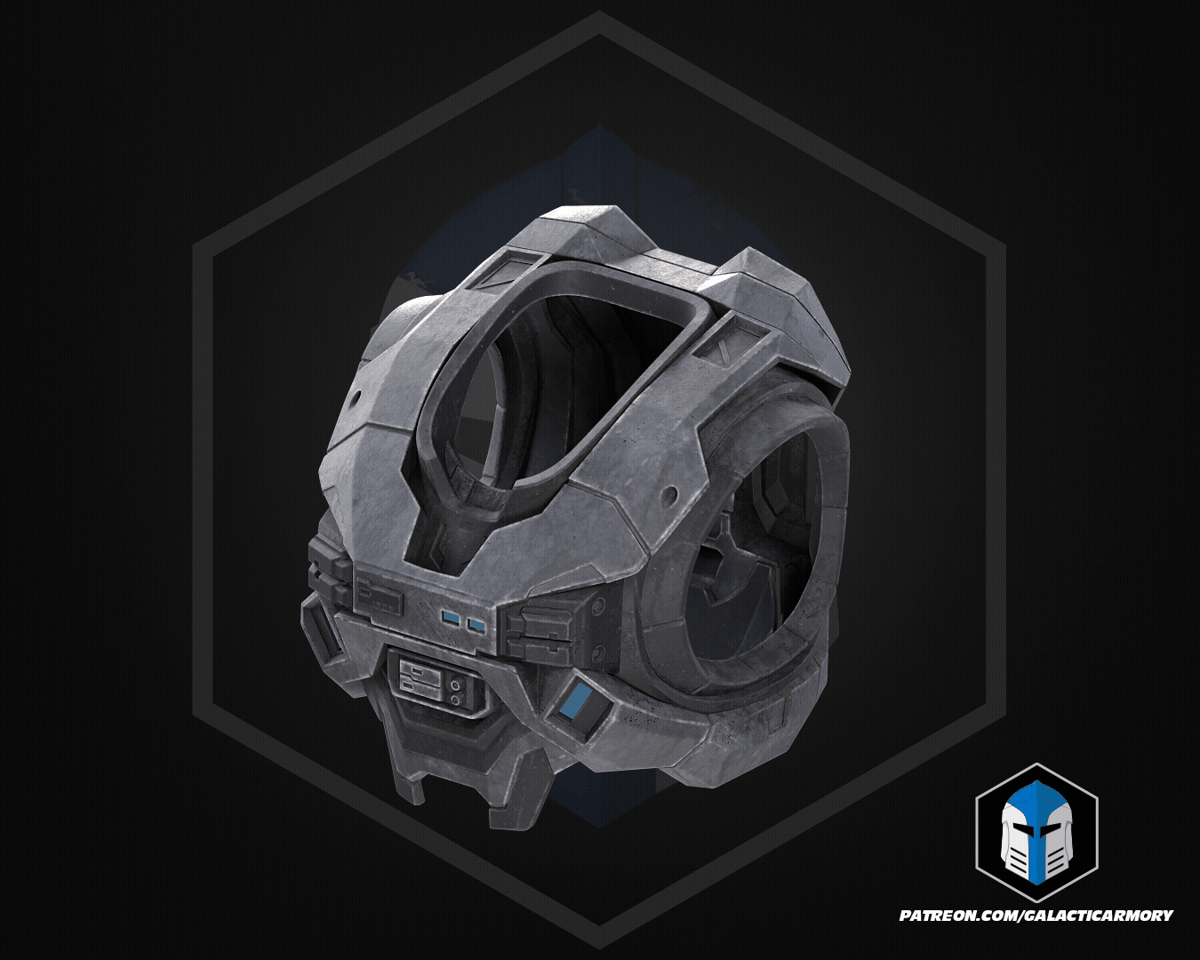 Reach Noble 6 Mark 5 [B] Helmet and Armor - 3D Print Files