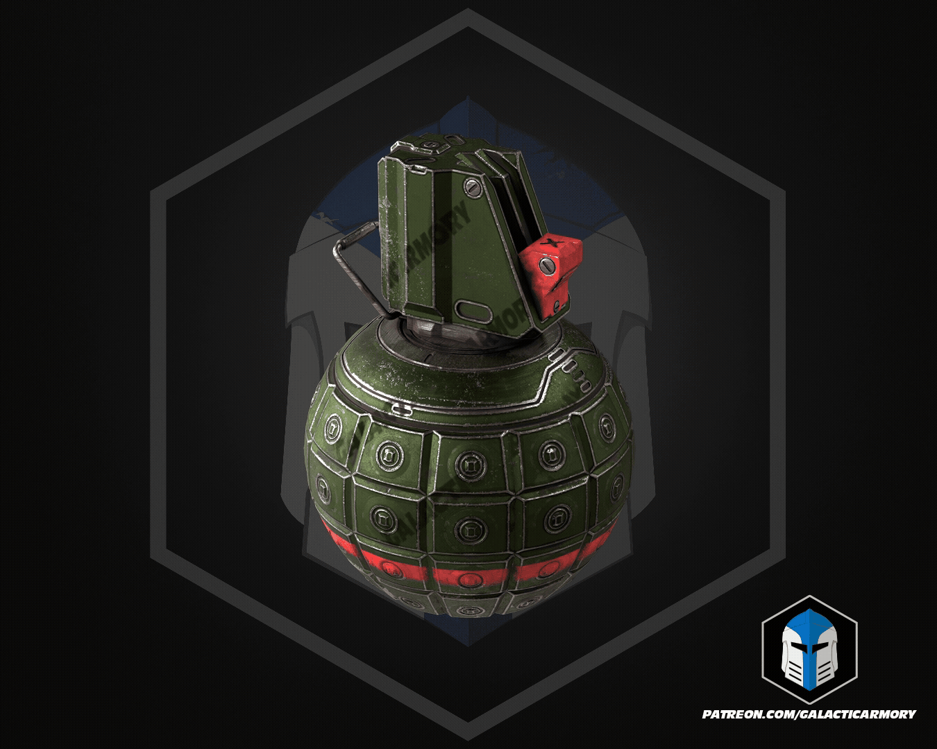 UNSC Grenade - 3D Print Files – Galactic Armory