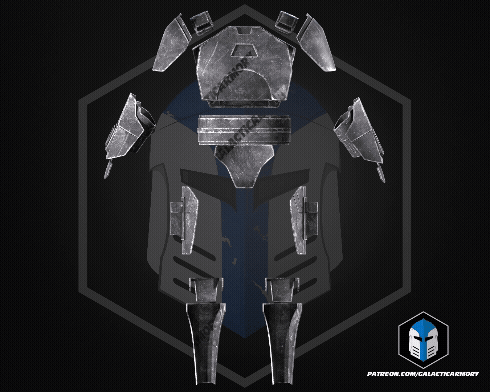 Shadow Lord Mandalorian Commando Helmet and Armor - 3D Print Files ...