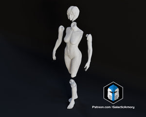 Halo Cortana Figurine - Pose 1 - 3D Print Files