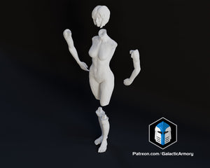 Halo Cortana Figurine - Pose 2 - 3D Print Files