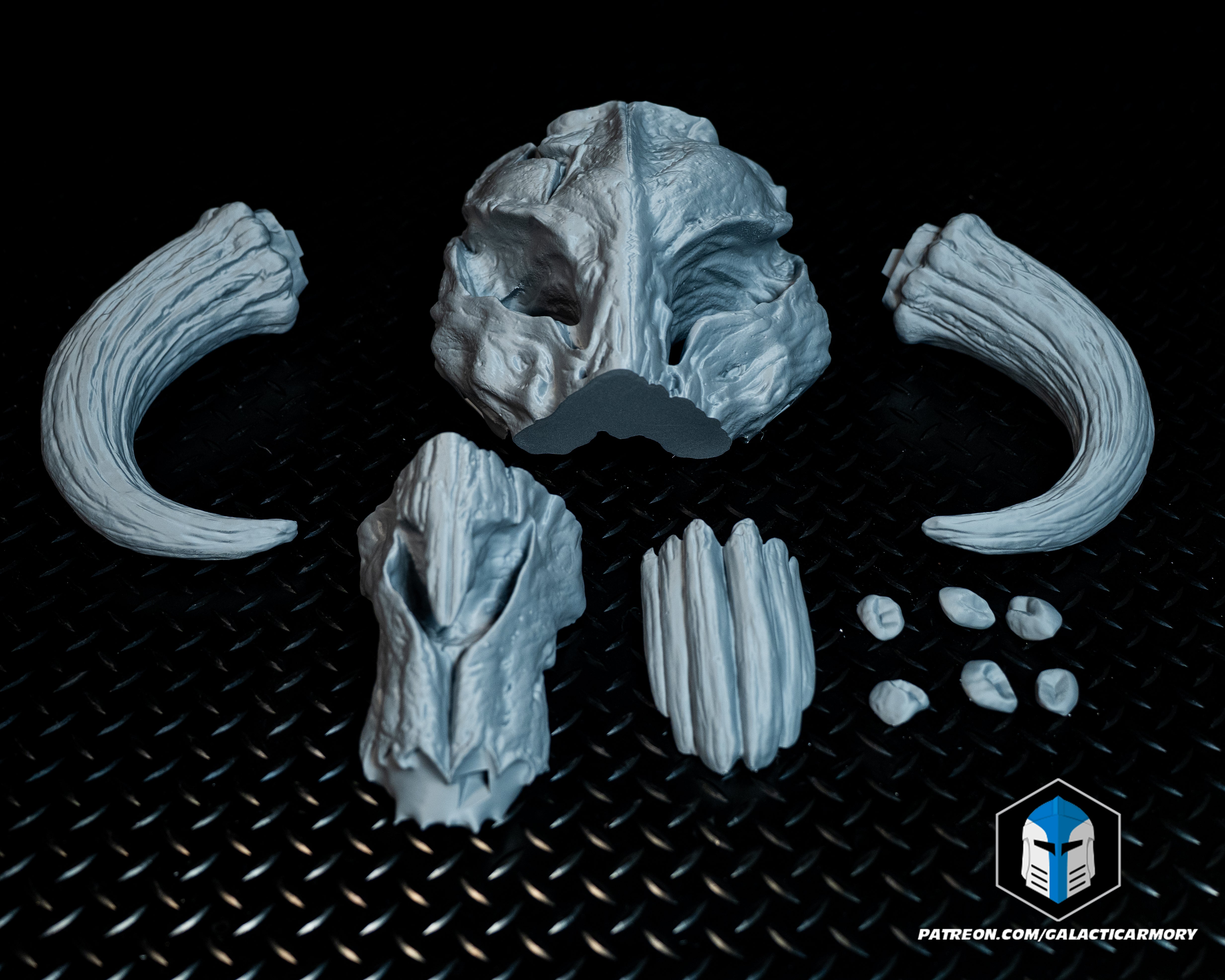 Mythosaur Skull Wall Mount - DIY