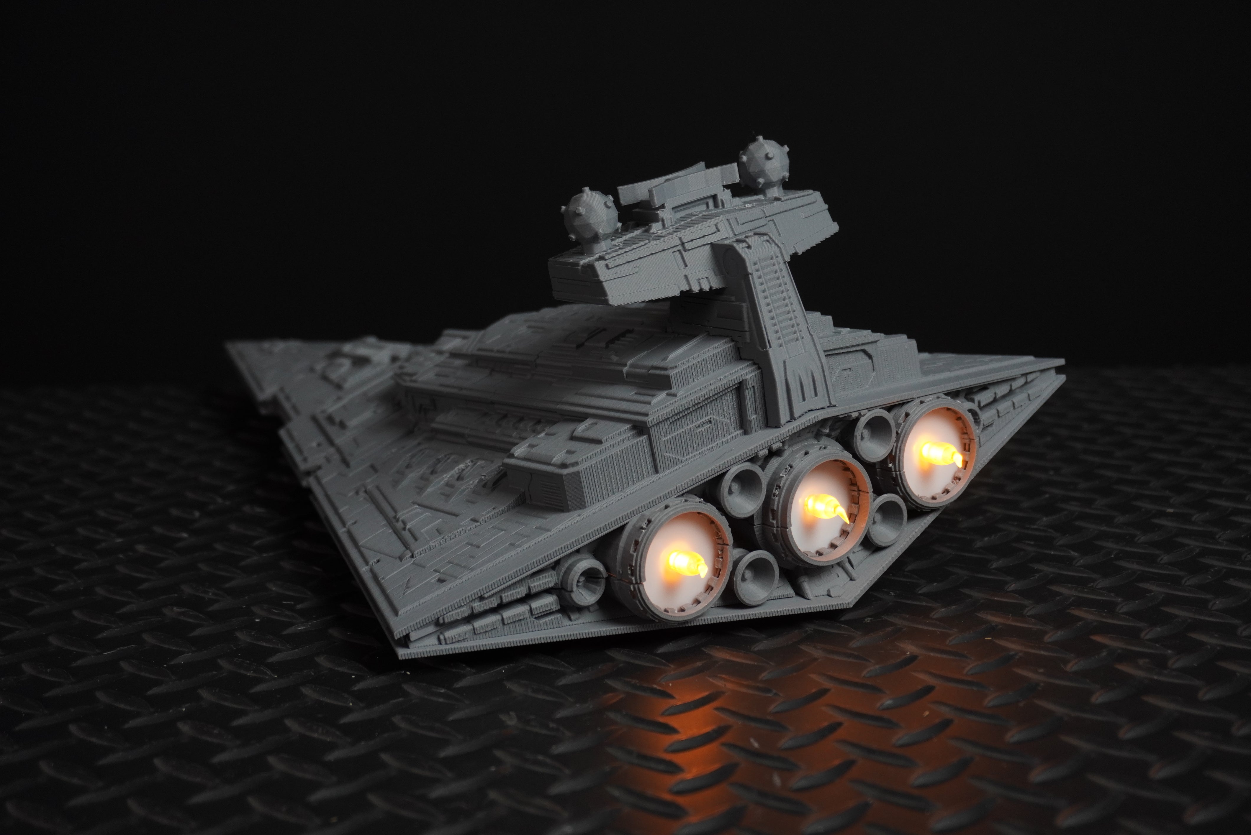 Tea Light Star Destroyer - DIY