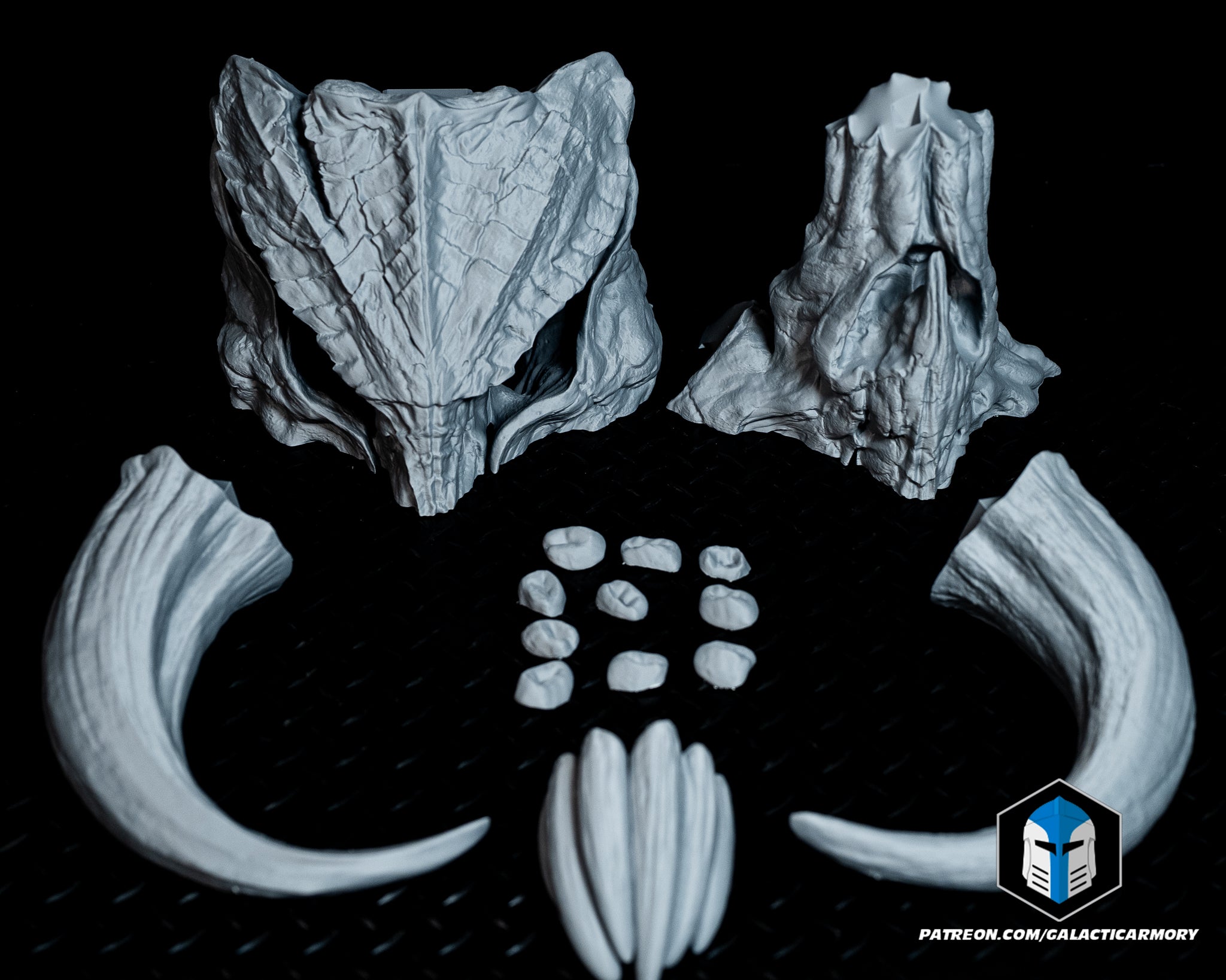 Mythosaur Skull Wall Mount - DIY