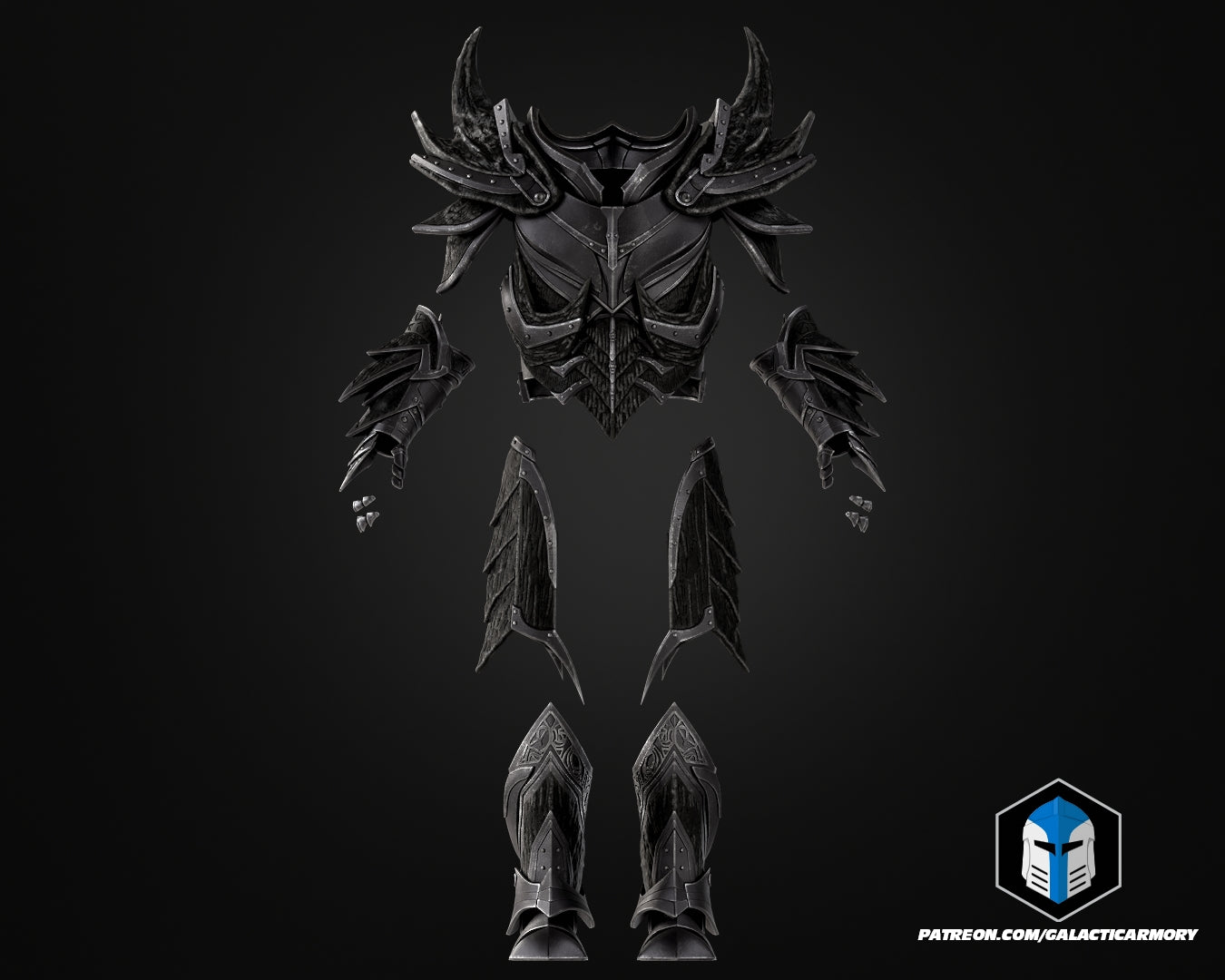 Daedric Helmet and Armor - 3D Print Files