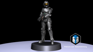 1:48 Scale Halo Alpha 9 ODST Miniatures - 3D Print Files