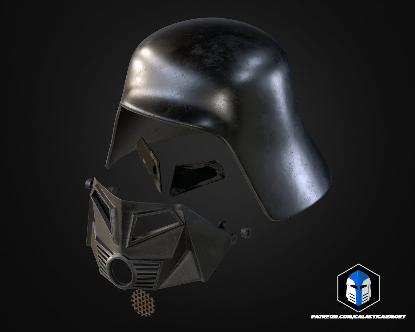 Dark Helmet Helmet - 3D Print Files