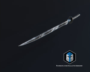 Bartok Medieval Darksaber Sword - 3D Print Files - Patreon Exclusive
