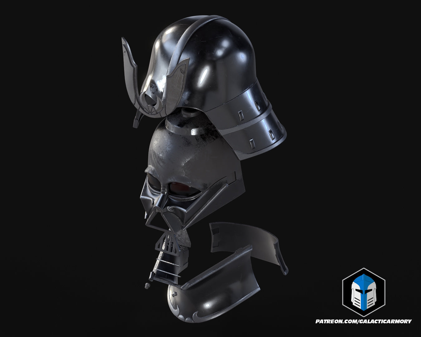 Samurai Darth Vader Helmet - 3D Print Files