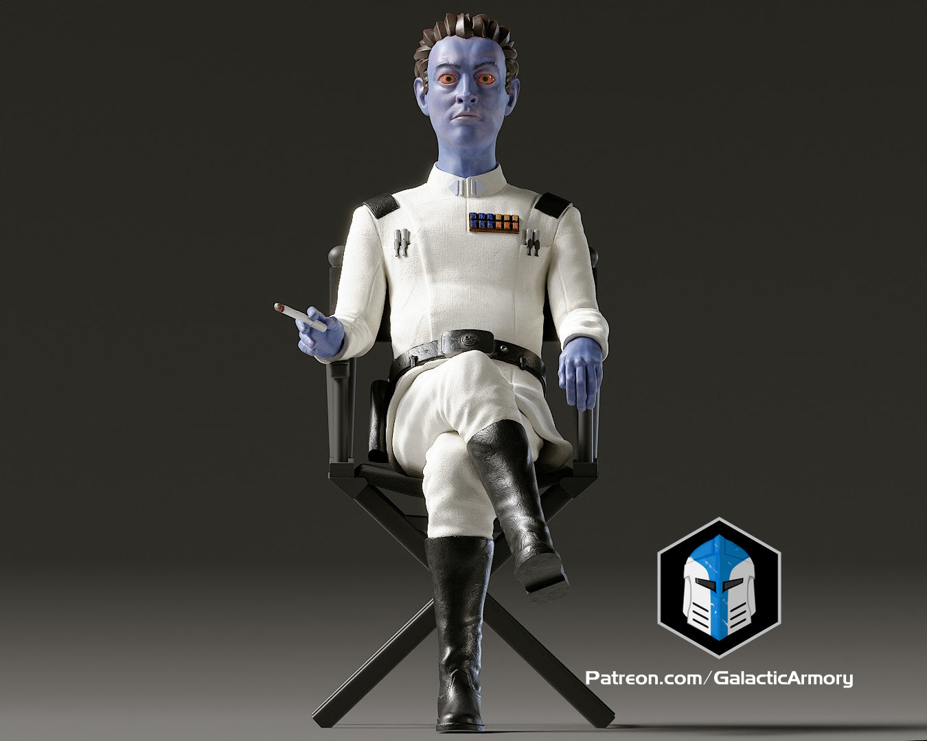 Death Stick Break Thrawn Figurine - 3D Druck Dateien