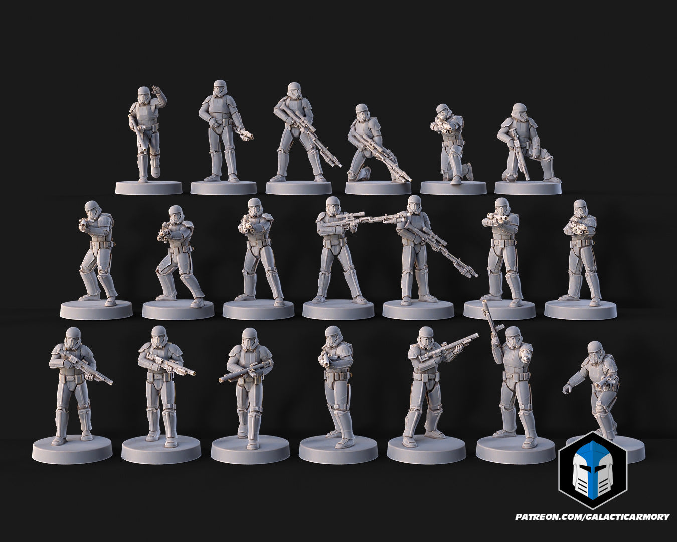 1:48 Scale Death Troopers - 3D Print Files