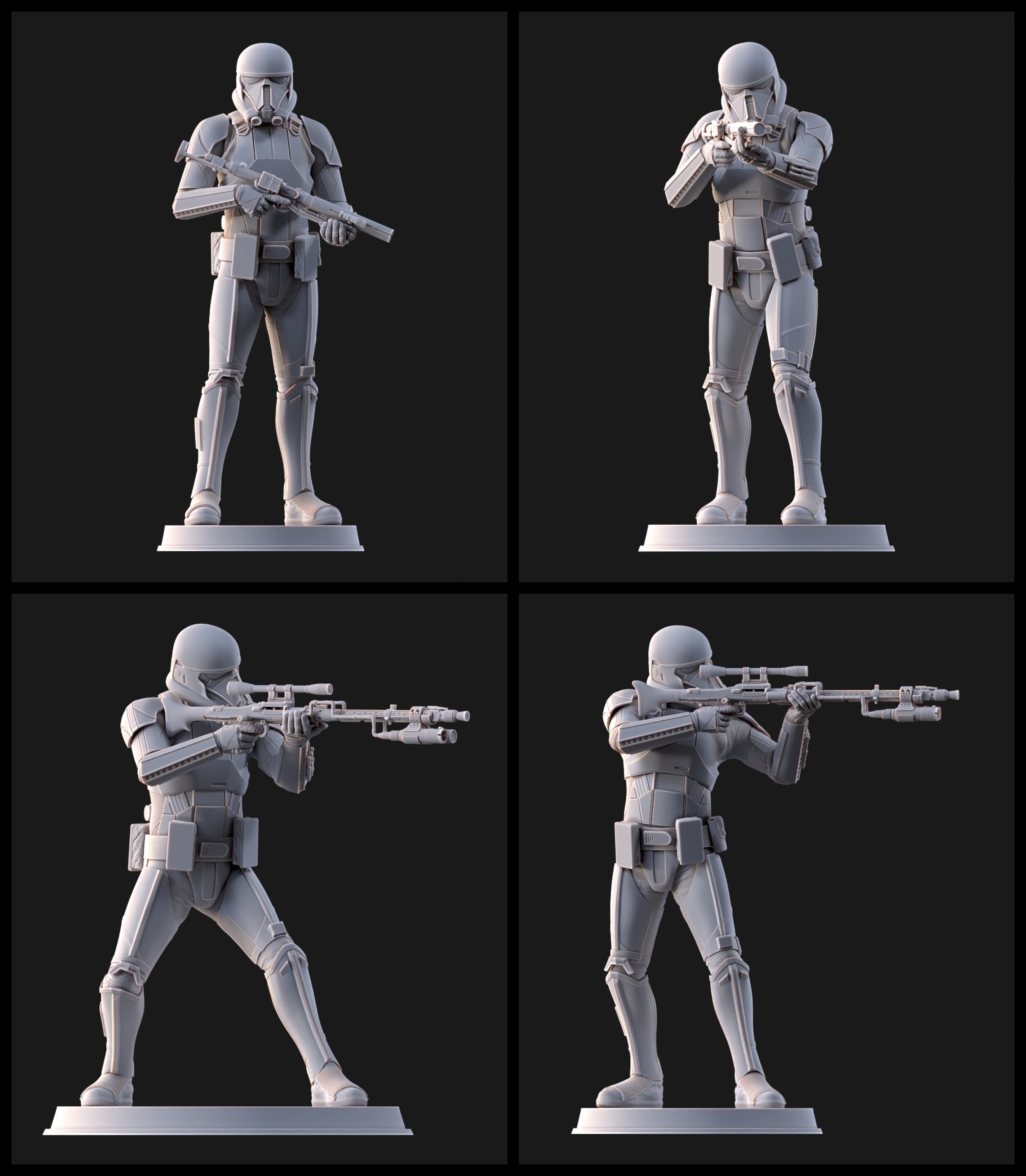 Death Trooper Figurines - 3D Print Files