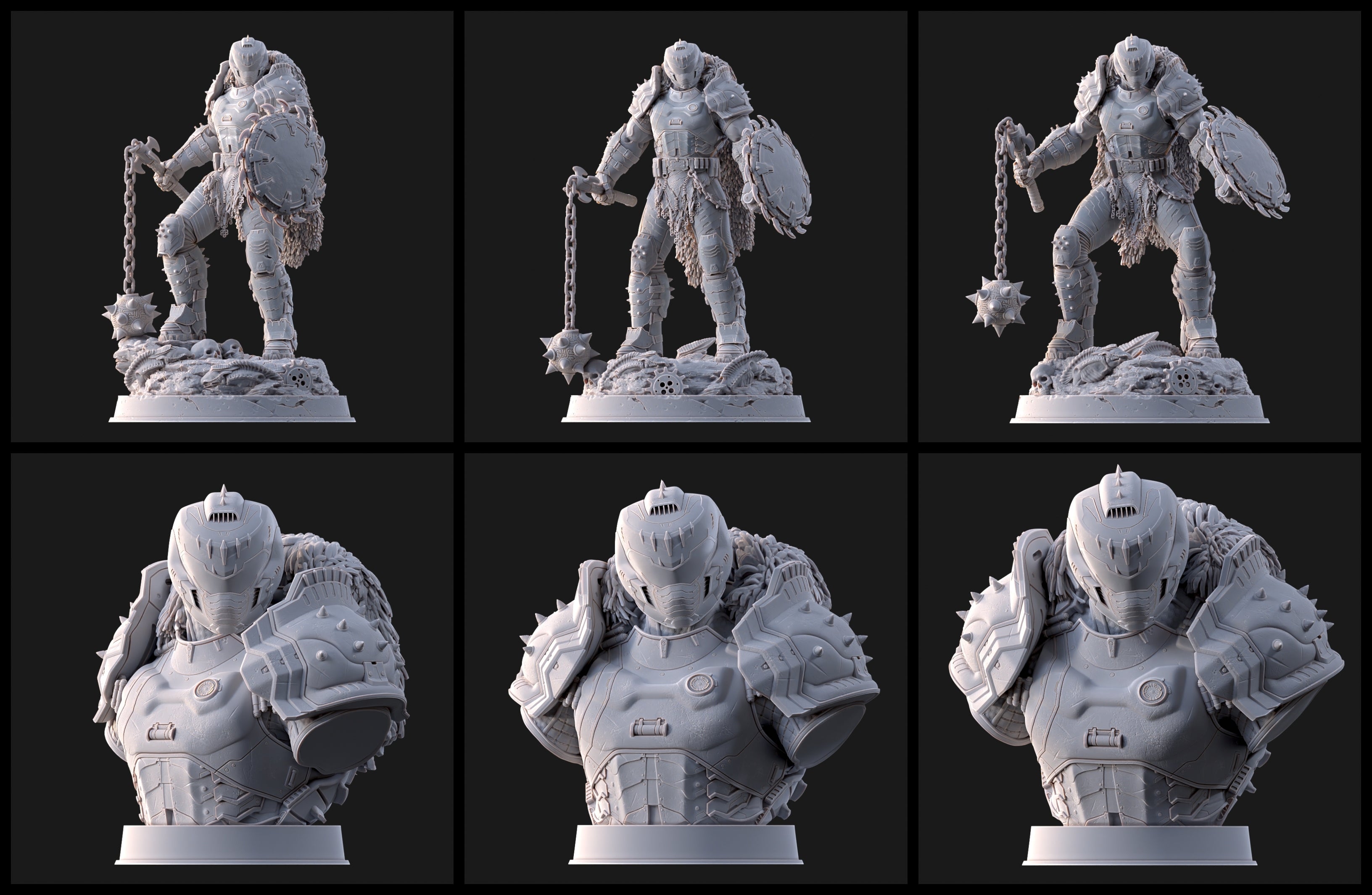 Slayer Dark Ages Figurines - 3D Print Files