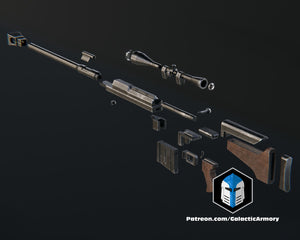 Fallout Anti-Materiel Rifle - 3D Print Files