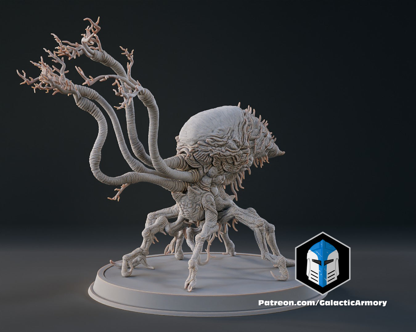 Halo Flood Spore Figurines and Mold - 3D Print Files