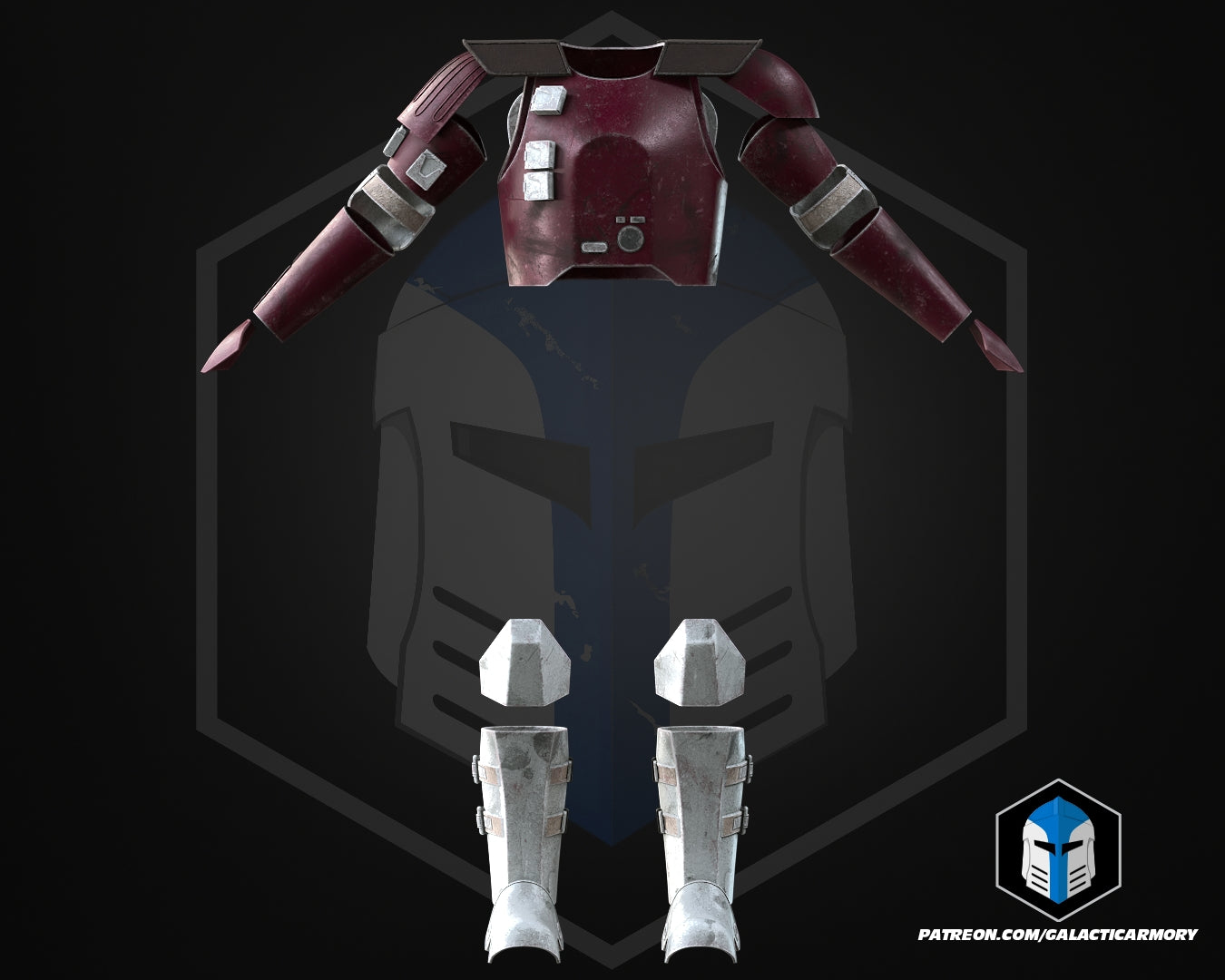 Galactic Marine Clone Trooper Helmet and Armor - 3D Print Files ...