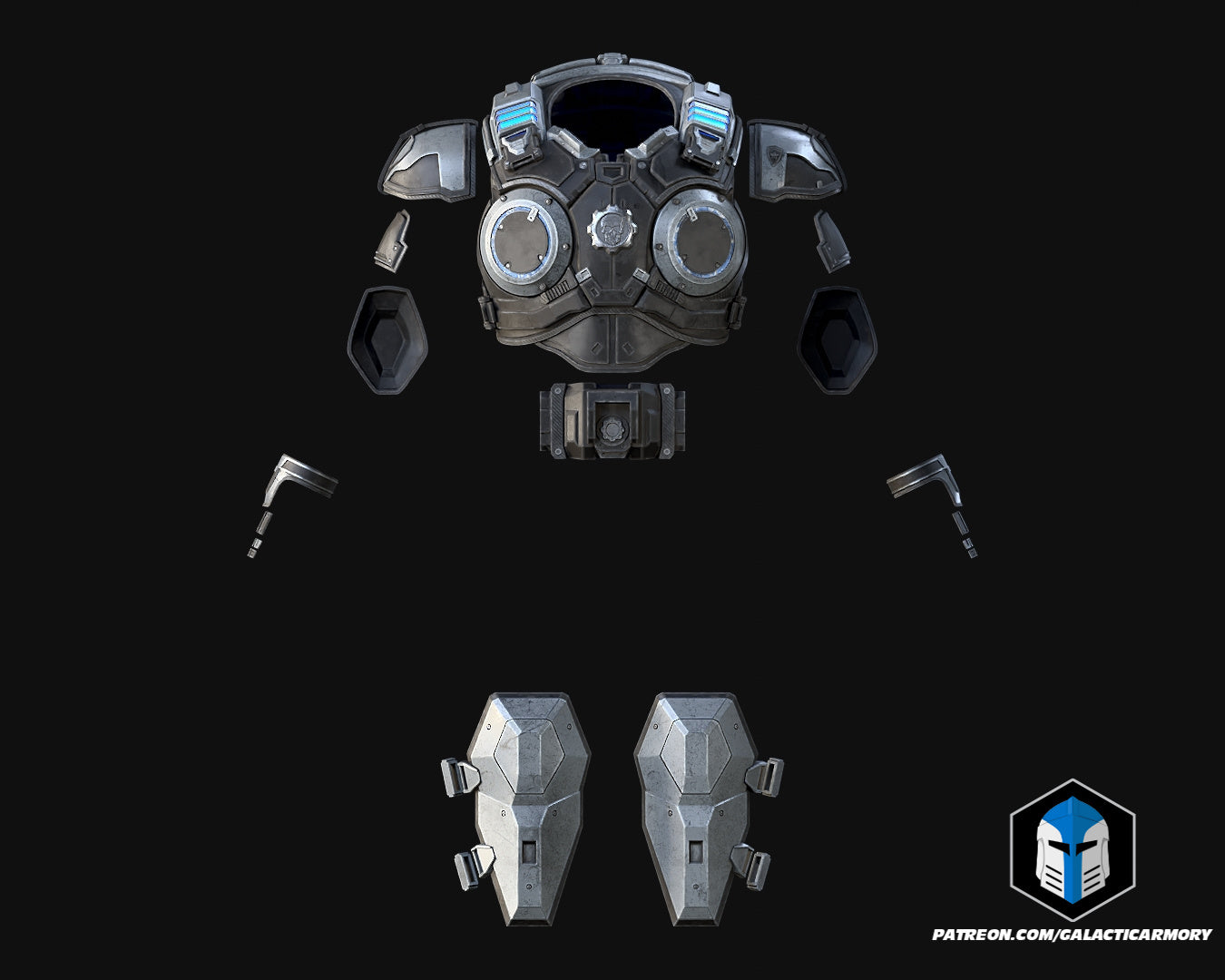 GoW - Marcus Fenix COG Armor - 3D Print Files