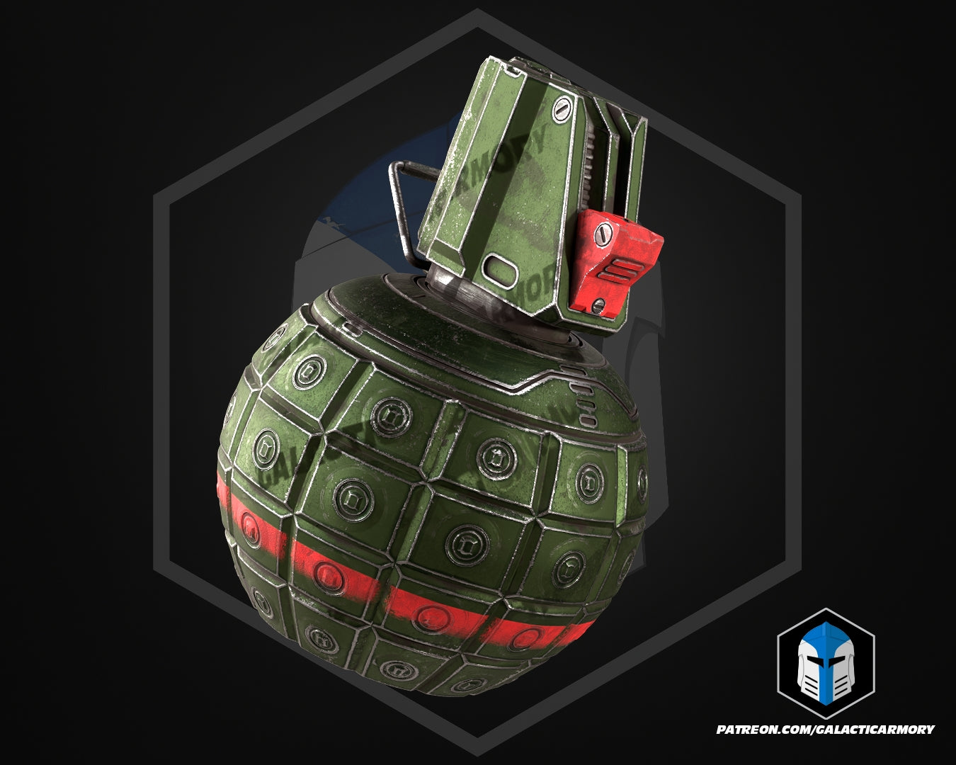 UNSC Grenade - 3D Print Files – Galactic Armory