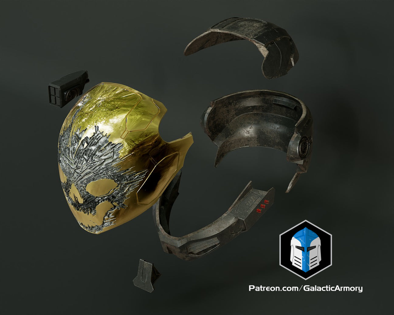EVA Emile Helmet - 3D Print Files – Galactic Armory