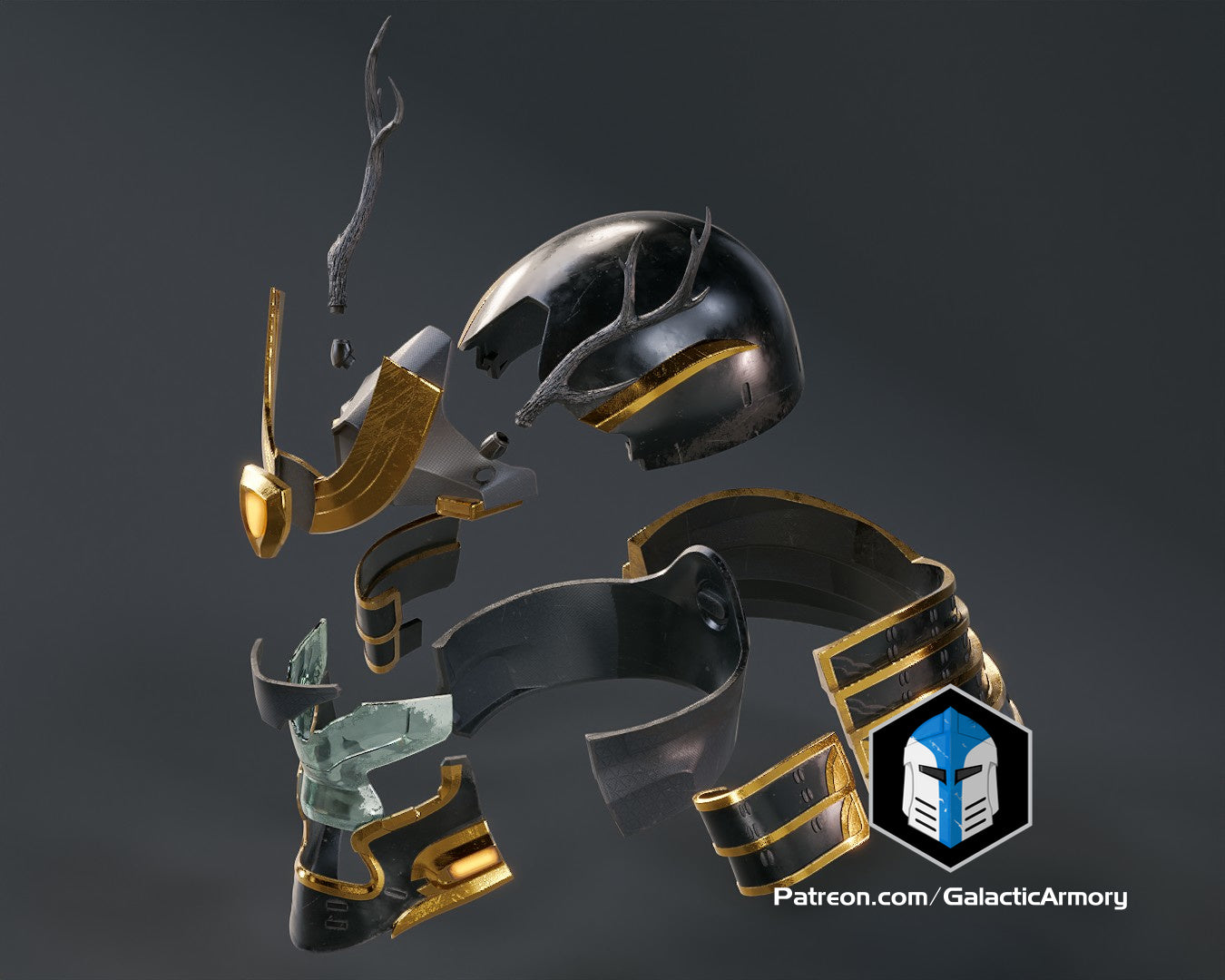 Halo Infinite Kabuto Helm - 3D-Druckdateien