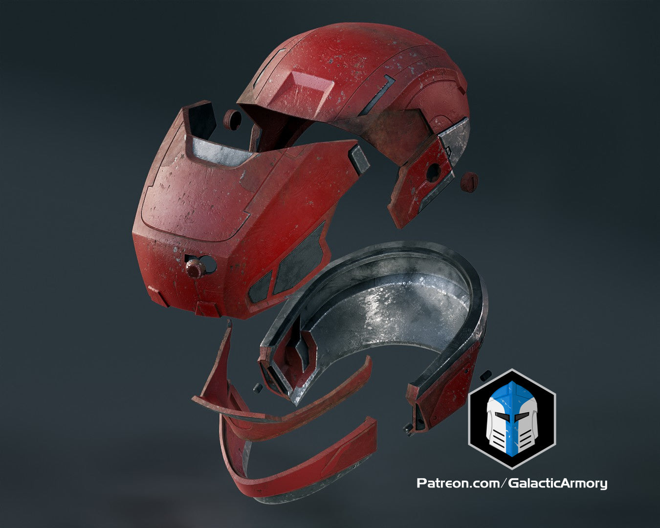 Halo Reach Gungnir Helm - 3D-Druckdateien