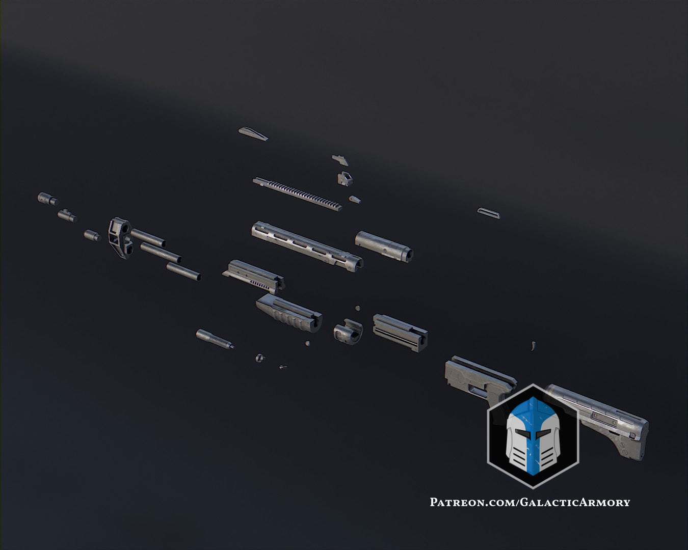 Halo Reach M45 Shotgun - 3D Print Files