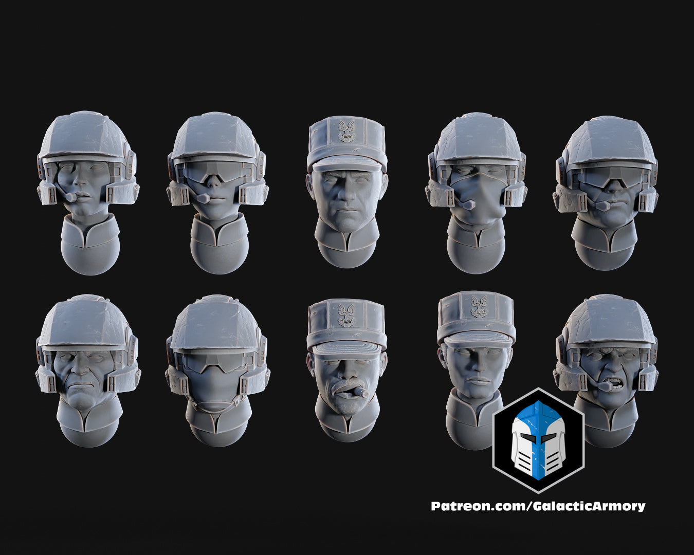 1:48 Scale Halo UNSC Marine Miniatures - 3D Print Files