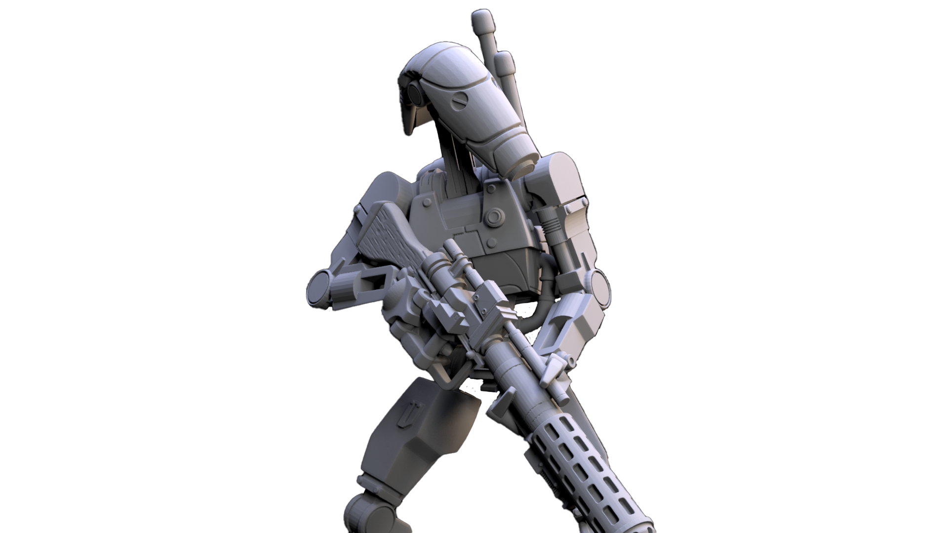 1:48 Scale Battle Droid Army - Heavy Class - 3D Print Files