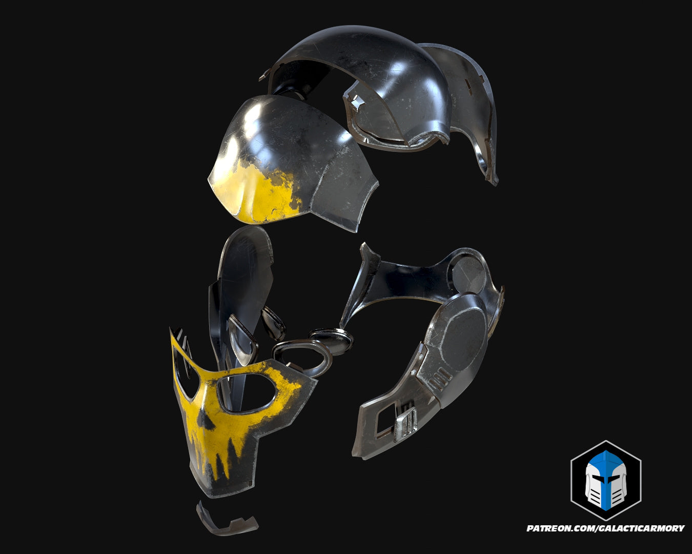 Helldivers 2 - Hell-Bent Helmet - 3D Print Files