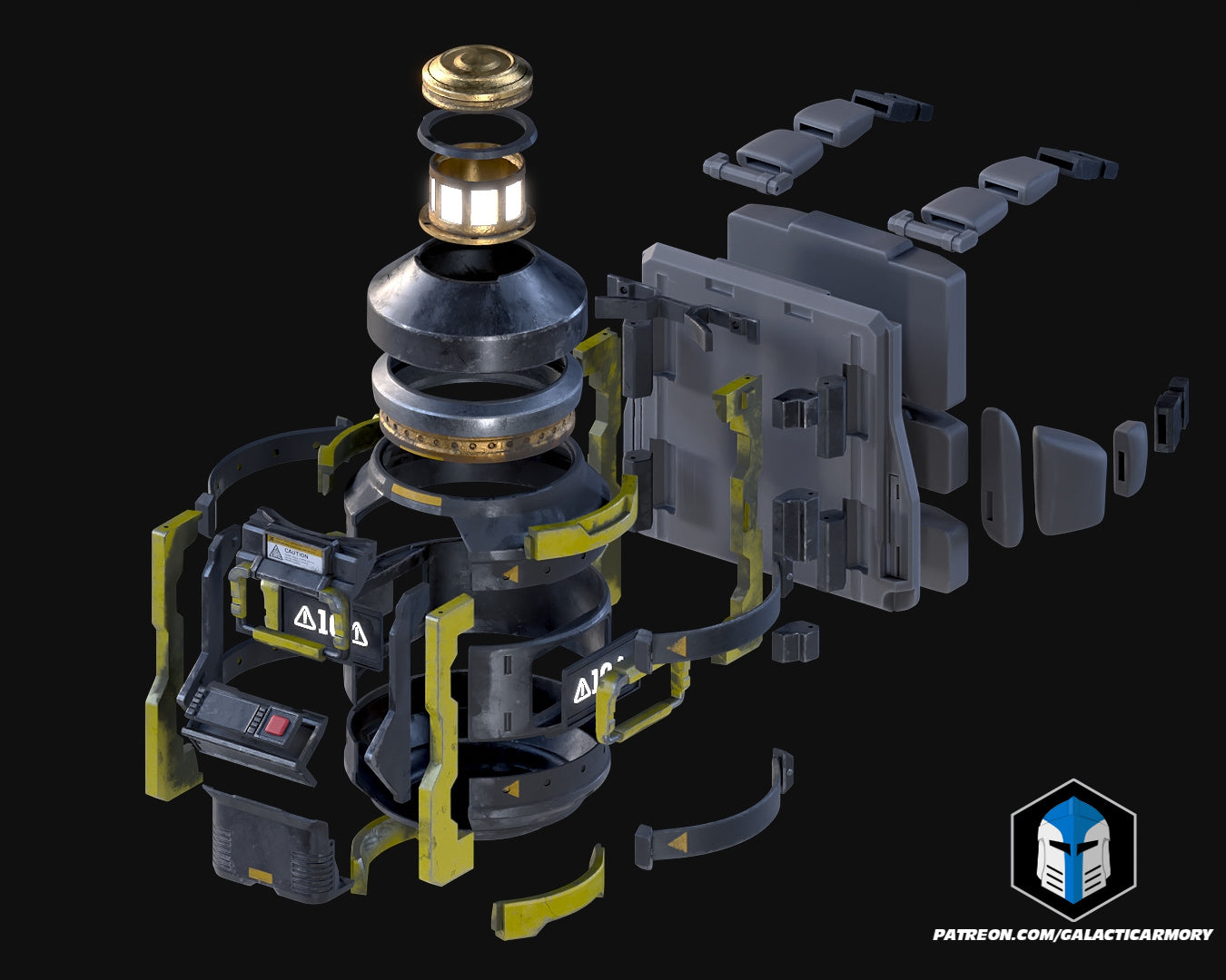 Helldivers 2 - Hellbomb Backpack - 3D Print Files
