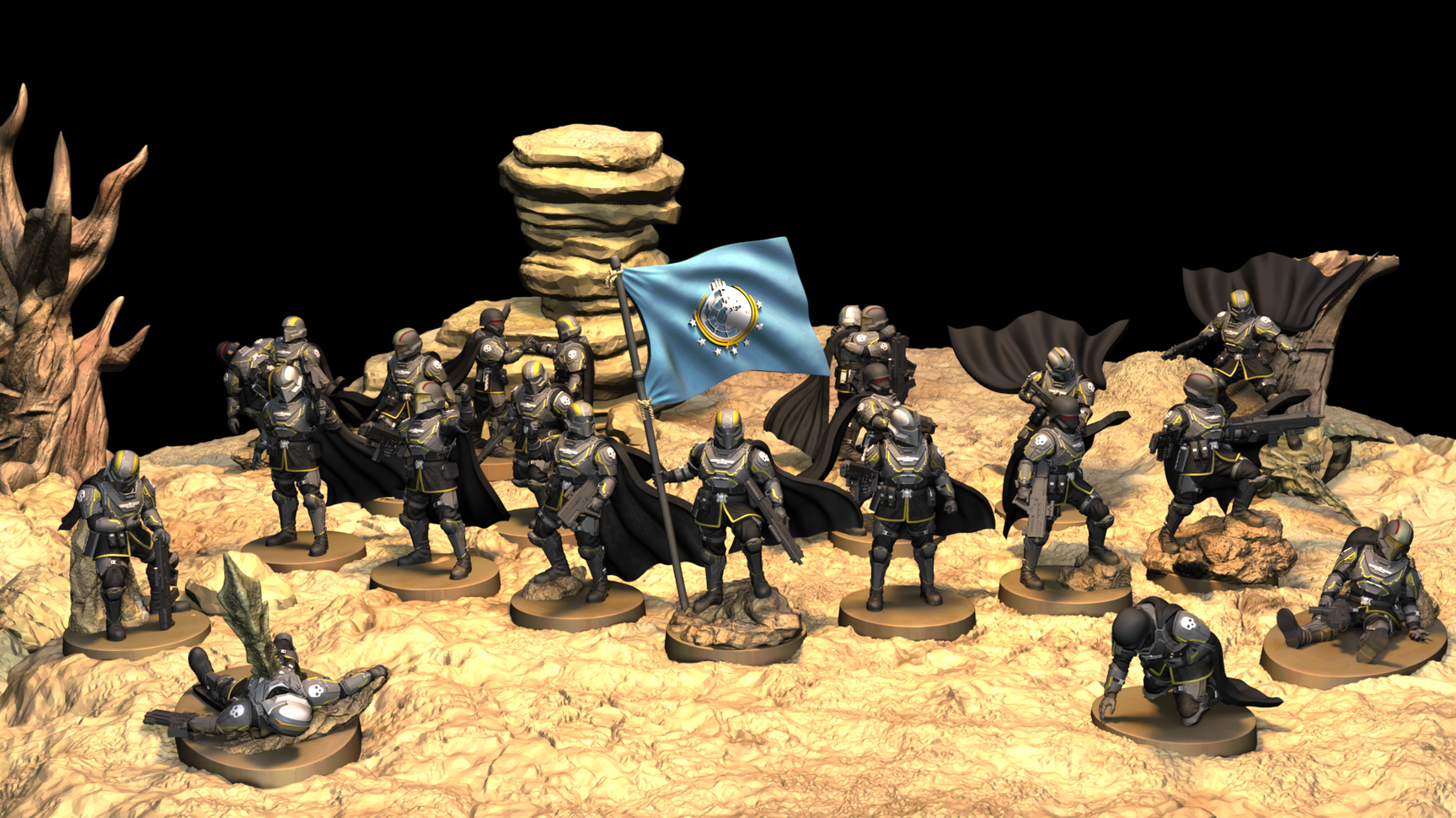 Filets Miniatures 1:48 Scale HD2 Miniatures - 3D Print Files – Galactic Armory
