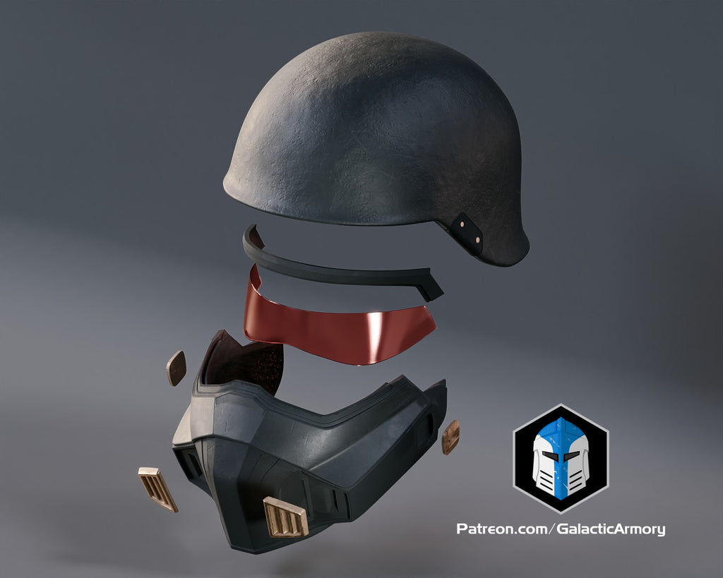 Helldivers 2 Helmet - Light Gunner - 3D Print Files – Galactic Armory