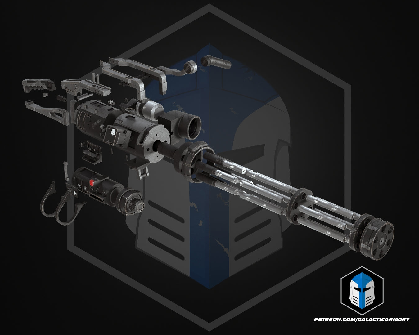 HD2 Maxi Gun - 3D Print Files – Galactic Armory