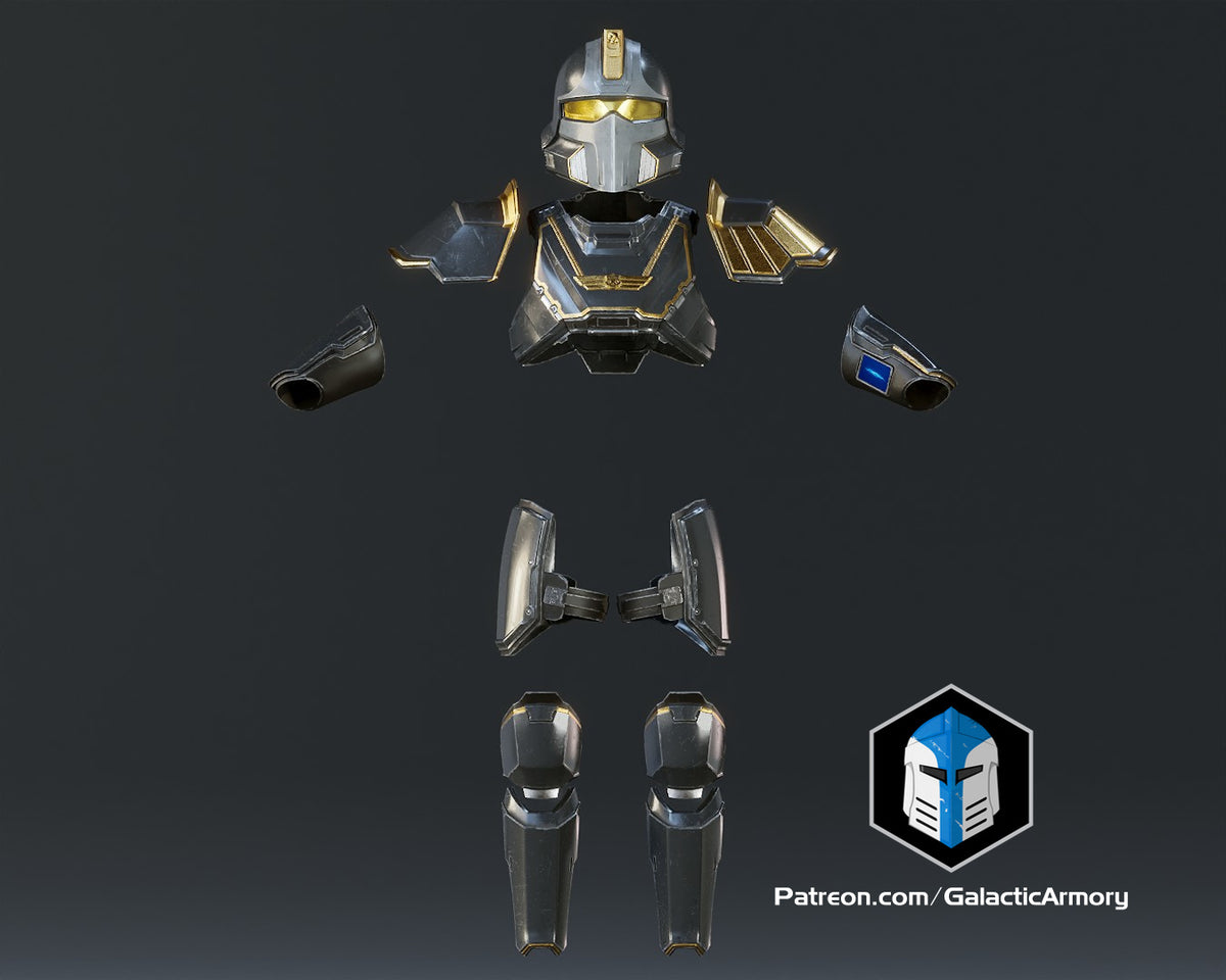 Helldivers 2 Armor Hero of the Federation 3D Print Files Galactic