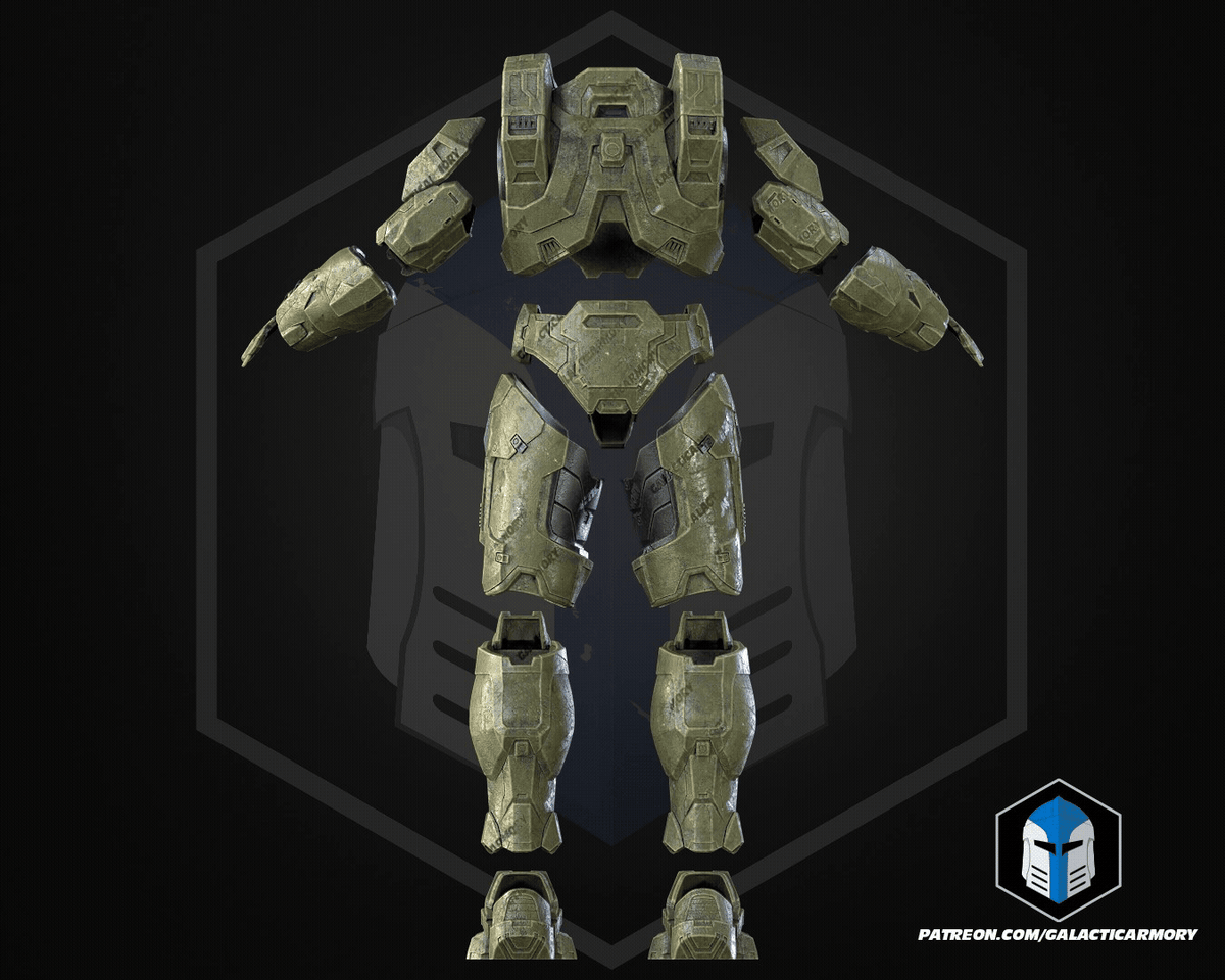Master Rano's Armor Infinite Master Chief Armor - 3D Print Files – Galactic Armory