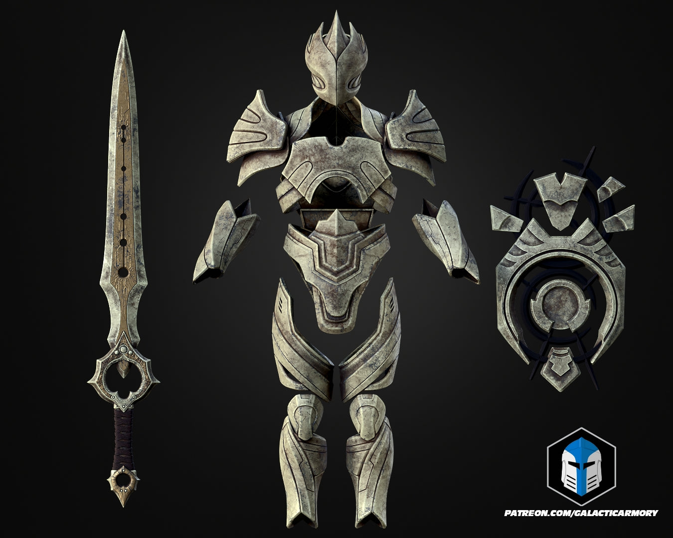 Raidriar Armor and Weapon Set - 3D Print Files