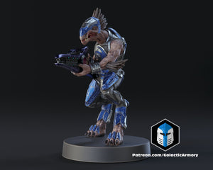 1:48 Scale Halo Jackal Miniatures - 3D Print Files